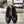ballet flat black quilted gold cc lock