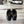 ballet flat black quilted gold cc lock