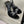 GG CRYSTAL HORSEBIT SANDAL BLACK LAMBSKIN