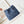 cc 22 hobo blu denim cucito hardware argento