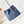 cc 22 hobo blu denim cucito hardware argento
