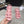 dad sandal pink calfskin silver cc