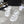 dad sandal white calfskin silver cc