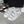 dad sandal white calfskin silver cc