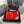 LE 5 À 7 BAG 24 IN RED GLOSSY CALFSKIN GOLD HARDWARE