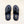 HM Men's Thong Sandals Black Rubber Sheepskin 561667
