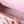 cc 24p mini borsa con patta 17cm pelle di agnello rosa perlato catena di perle