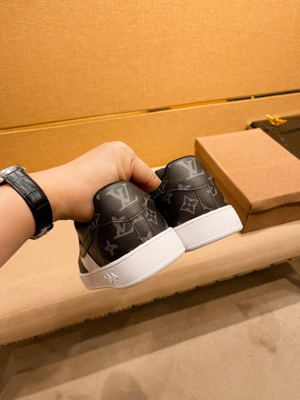 LV AIR FORCE 1 SNEAKER NERO MIX BIANCO MONOGRAMMA