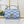 GO-14 MM 23 IN LIGHT BLUE GRAY QUILTED LAMBSKIN GOLD HARDWARE