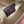 BORSA EXTRA L27 IN PELLE DI VITELLO LISCIA VIOLA CON FERRAMENTA ORO