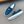 SNEAKER SLIP-ON HM GAME IN PELLE DI VITELLO COBALTO