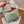 LOE LUNA HOBO 20 BAG IN GREEN MINT CALFSKIN