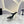 SL CRYSTAL BUCKLE HIGH HEELS BLACK CALFSKIN
