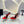 SL CRYSTAL BUCKLE HIGH HEELS RED SATIN
