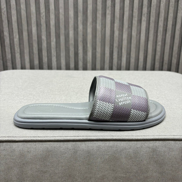 LV VENICE MULE SLIPPERS GRIGIO DAMIER