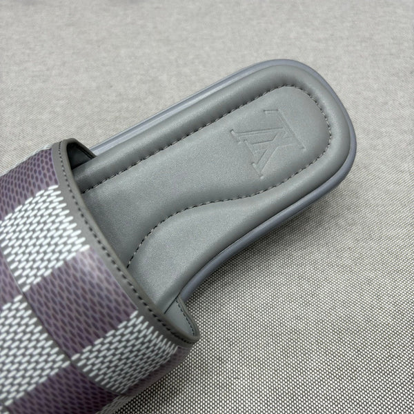 LV VENICE MULE SLIPPERS GRIGIO DAMIER