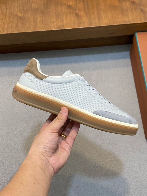 LP 360 TENNIS WALK SNEAKERS IN VITELLO MESH GRIGIO CHIARO