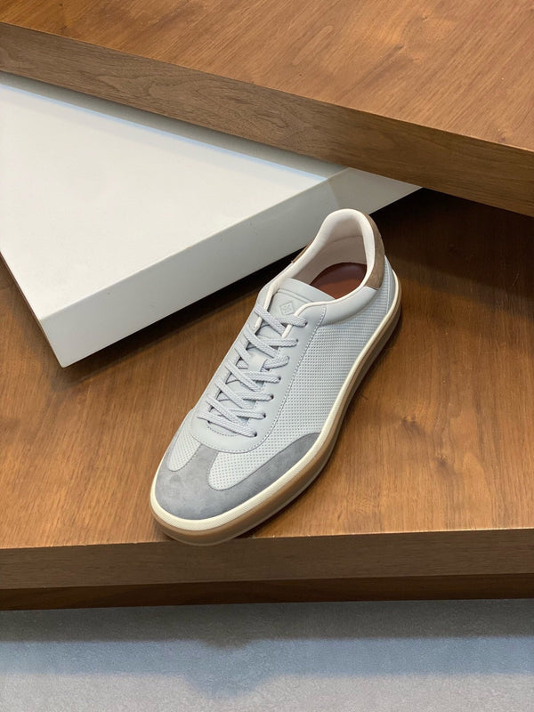LP 360 TENNIS WALK SNEAKERS IN VITELLO MESH GRIGIO CHIARO