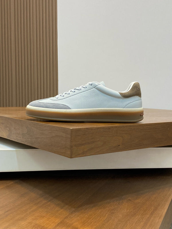 LP 360 TENNIS WALK SNEAKERS IN VITELLO MESH GRIGIO CHIARO