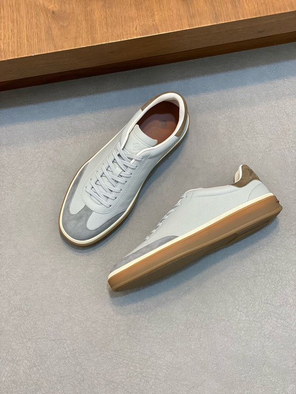LP 360 TENNIS WALK SNEAKERS IN VITELLO MESH GRIGIO CHIARO