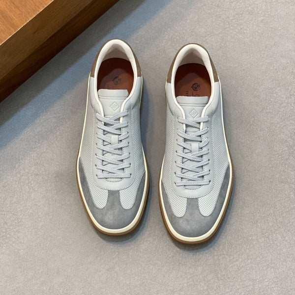 LP 360 TENNIS WALK SNEAKERS IN VITELLO MESH GRIGIO CHIARO