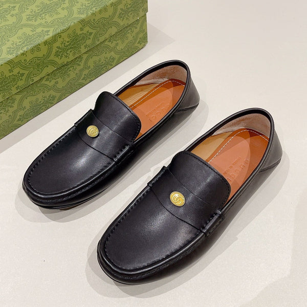 GG Men's Loafer Black Calfskin 561754
