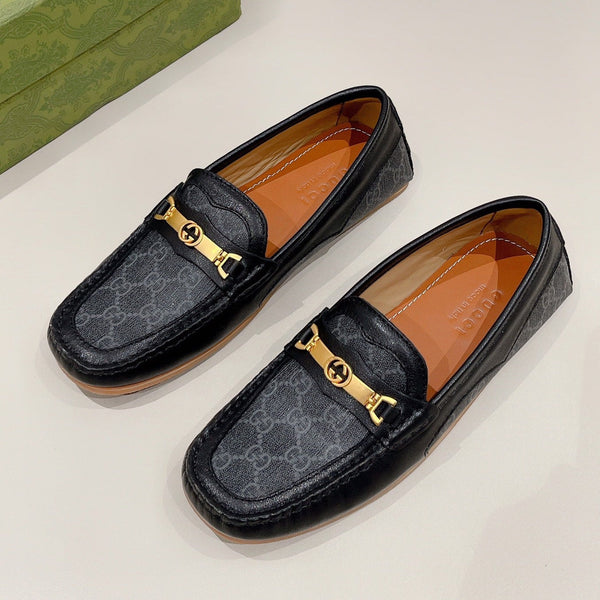 GG Men's Alessandro Loafer Black Cowhide 557578