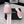mule sandal striped pink white