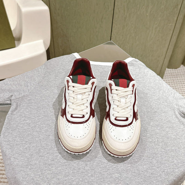 Sneakers GG Retro Bianco Rosso