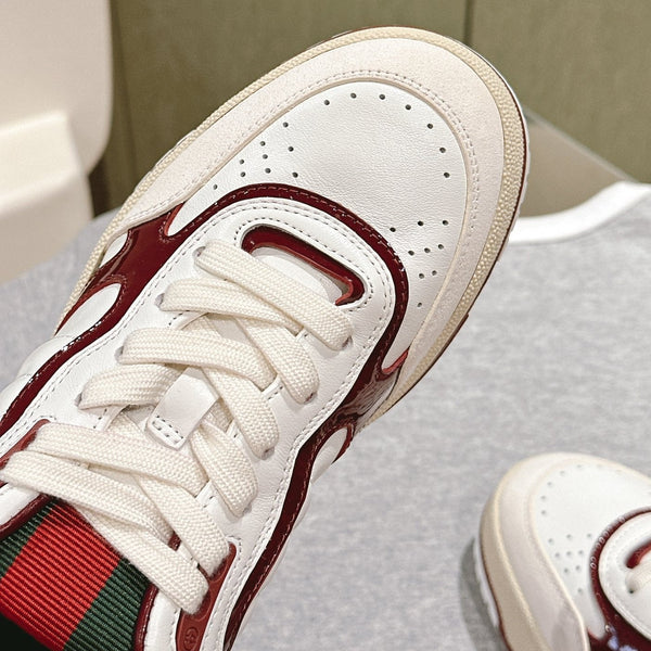 Sneakers GG Retro Bianco Rosso