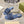 GG  Interlocking double G hollow slippers Neon Blue