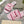 GG  Interlocking double G hollow slippers Neon pink
