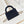 borsa shopper cc 24a nano 19cm kelly blu navy in pelle di agnello 