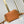 SIDE TRUNK MINI 18 IN ORANGE BROWN CALFSKIN GOLD HARDWARE