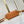 SIDE TRUNK MINI 18 IN ORANGE BROWN CALFSKIN GOLD HARDWARE