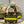 CD Flame Yellow 17 Lady Dior Bag Canvas 336745
