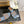 FENDI BAGUETTE SIGNATURE SLIDE IN LIGHT BLUE DENIM AND BROWN CALFSKIN