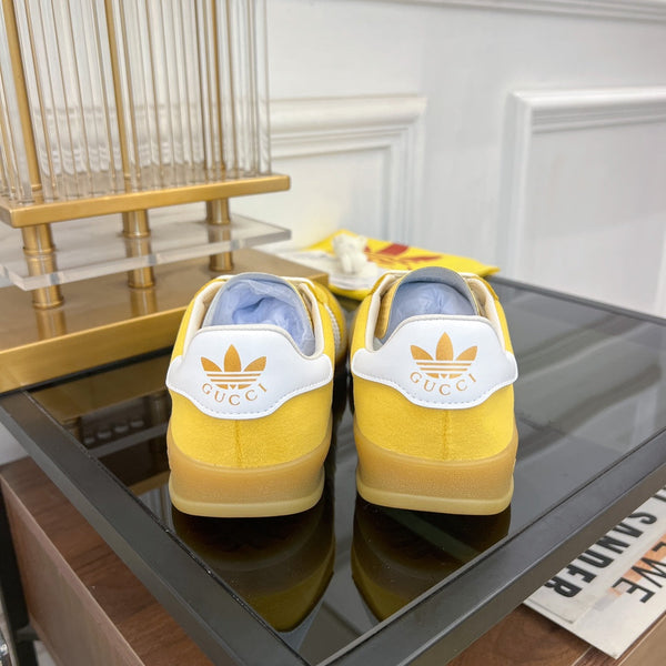 GG &amp; ADIDAS GAZELLE SNEAKER GIALLO VELLUTO