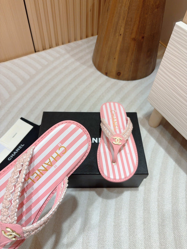 INFRADITO CC INTRECCIATO BIANCO MIX ROSA PELLE DI MONTONE