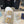 PRA STRAP SLIDES SANDALS WHITE AND LIGHT GRAY SUEDE