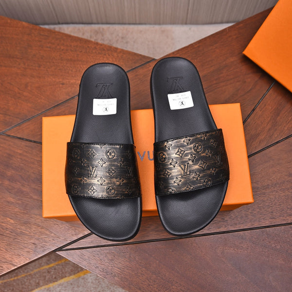 LV MULE SANDAL COPPER CALFSKIN