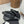 cc mule tweed nero paillettes pelle di vitello verniciata nera