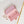 24b medium flap bag 25cm pink lambskin silver purple diamond