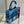 CD Zebra Book Tote Bag Blue Canvas 336519