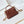 CC 24A Mini Top Handle 13cm Brown Wax Leather Gold Hardware 238463