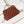 CC 24A Top Handle 23.5cm Brown Wax Leather Gold Hardware 238471