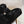 LV Sunset Platform Comfort Mule Black Wool