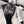 CC Short Boots 55mm White Black Wool Mix Glossy Cowhide 938067