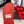CC DAD SANDAL IN PELLICCIA DI AGNELLO ROSSO CREMISMO