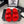 CC DAD SANDAL MULE IN PELLICCIA DI AGNELLO ROSSO CREMISANO